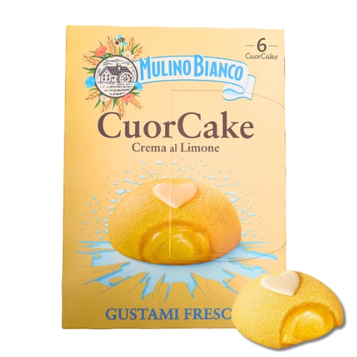 Mulino Bianco Cuor bułeczki z kremem cytrynowym 210g