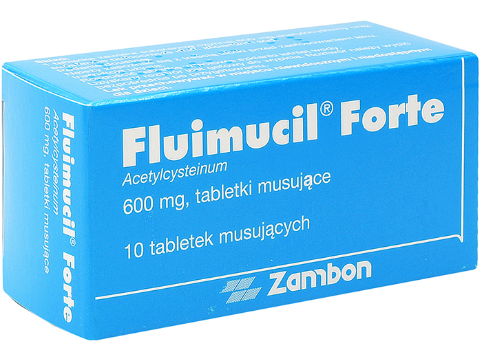 Fluimucil Forte kaszel wykrztuśny ACC 10 tab