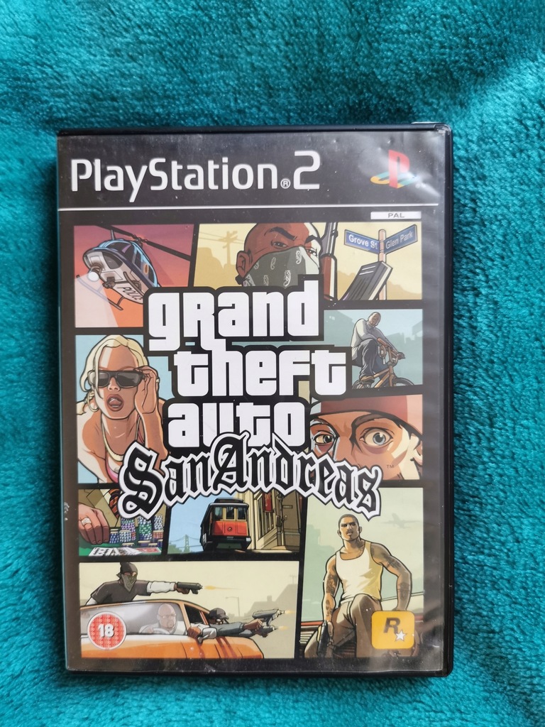 Grand Theft Auto Gta San Andreas Ps2 9738477392 Oficjalne Archiwum Allegro