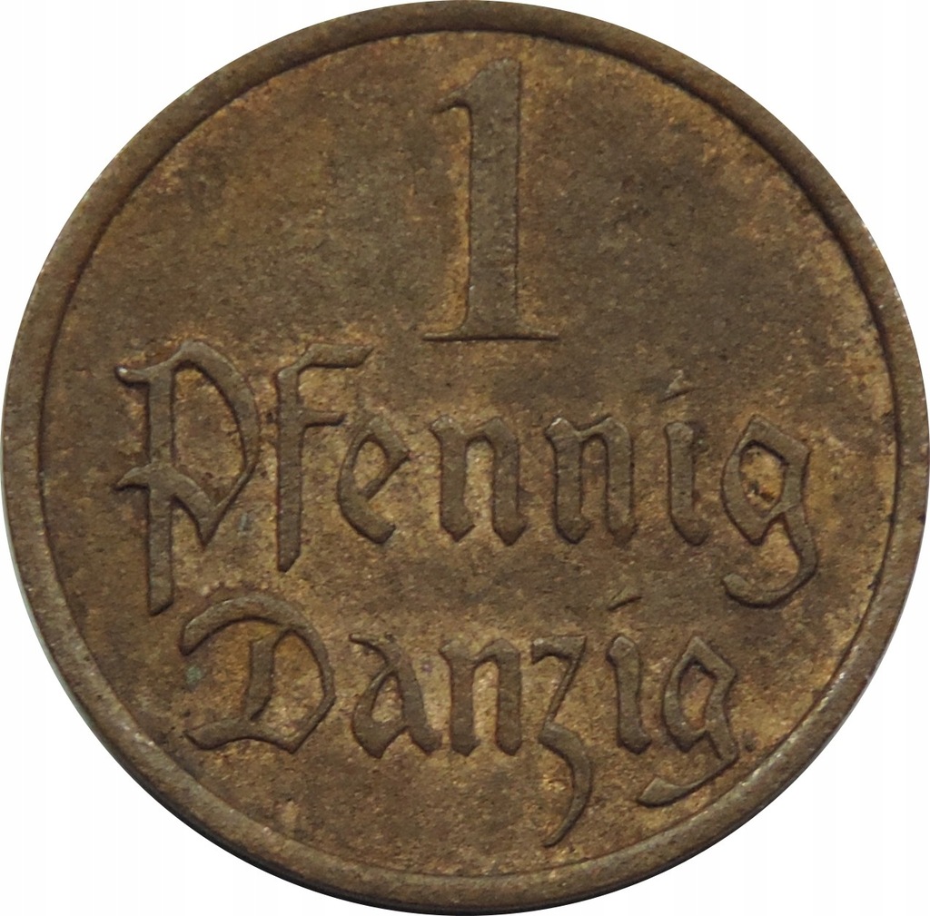 MONETA OBIEGOWA - WOLNE MIASTO GDAŃSK - 1 FENIG -OY352