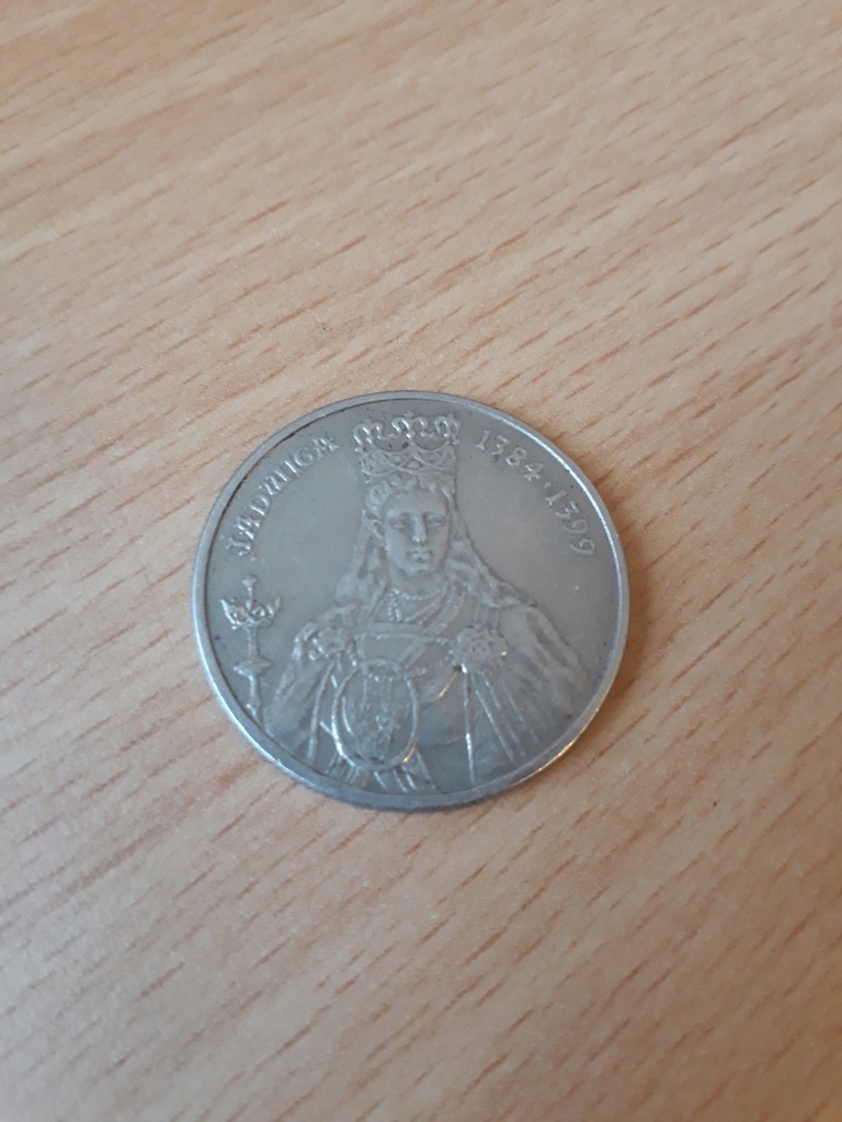 Moneta 100 zl 1384 -1399 jadwiga