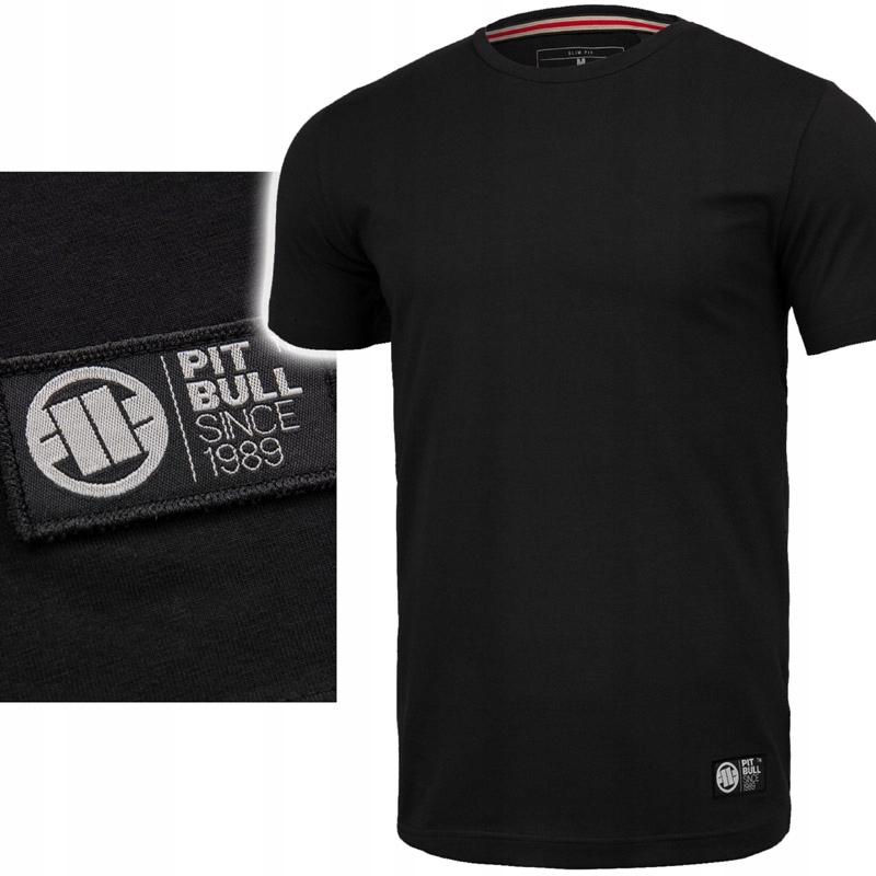 Koszulka PIT BULL No Logo PITBULL Slim Fit L