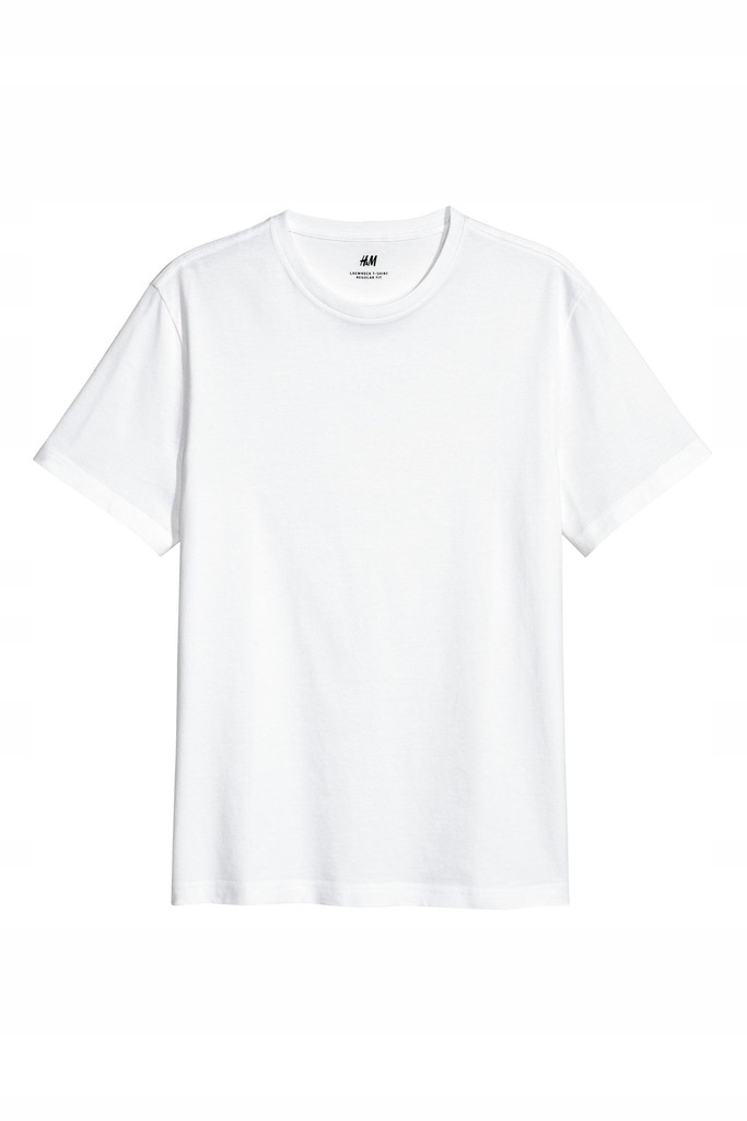 H&M__XDS BIAŁY KLASYCZNY T-SHIRT MĘSKI__M