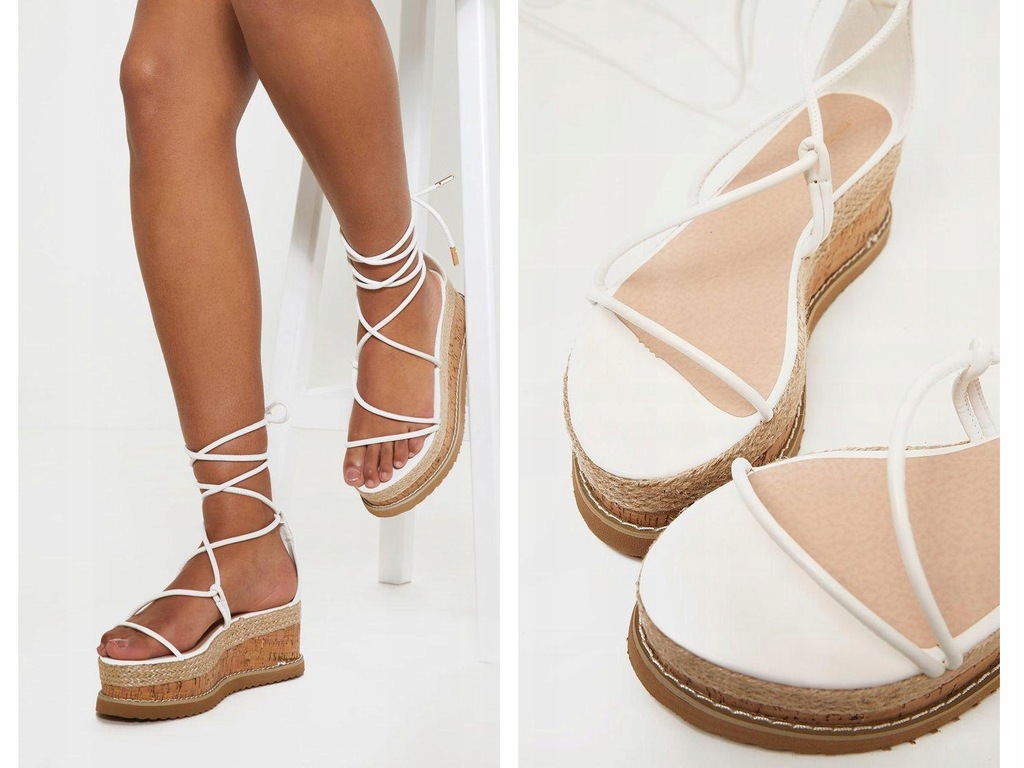 C004F22 PrettyLittleThing ESPADRYLE PLATFORMA 39