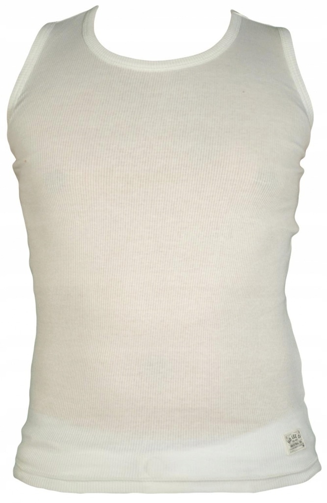 LEE top meski WHITE shortsleeve RIB TANK _ XXL 44