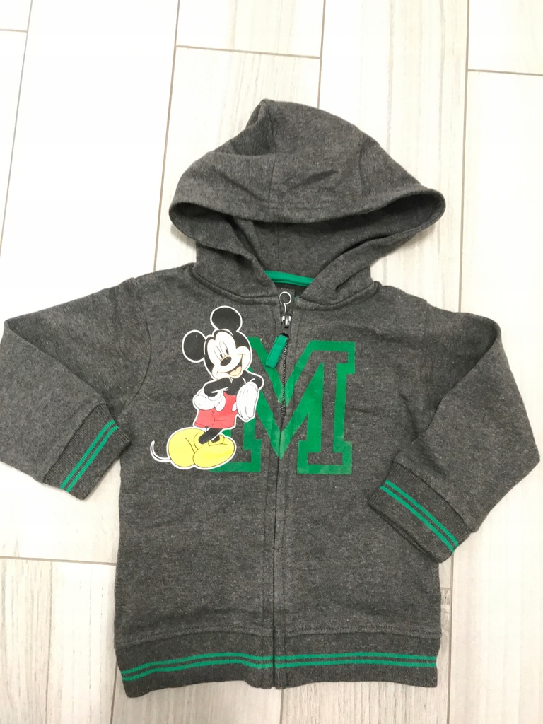 Disney baby 18-24msc r. 92 bluza dziecięca kaptur