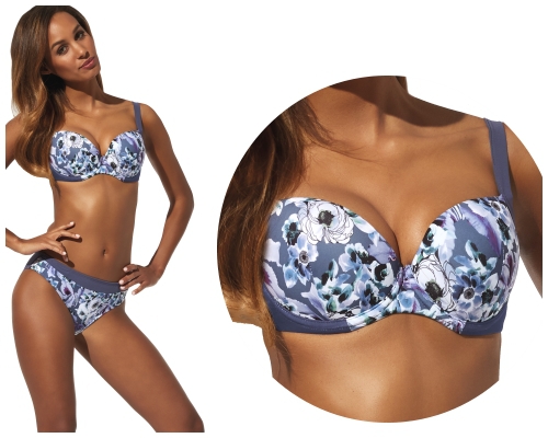 65F Kris-Line Marsylia violet brassiere biustonosz