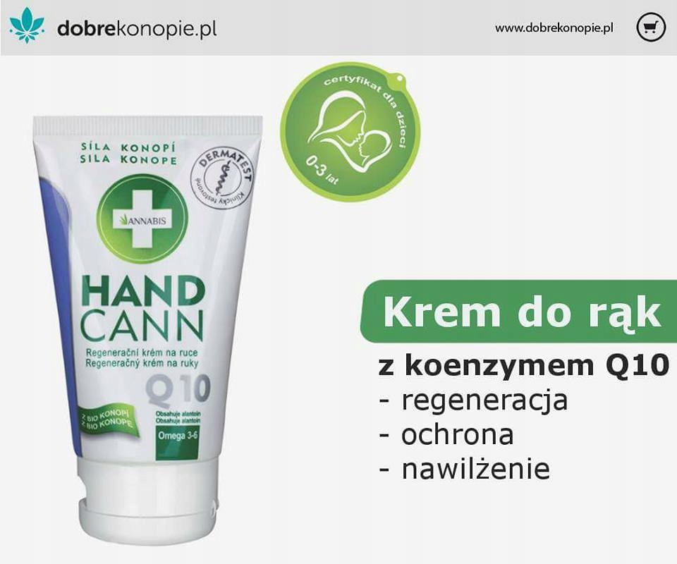 ANNABIS HANDCANN Q10 NATURALNY KREM DO RĄK