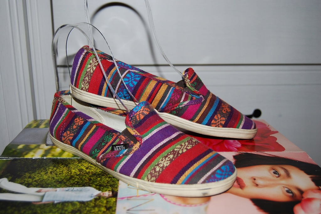 VANS etno BOHO orient TENISÓWKI peru NEPAL LEN new