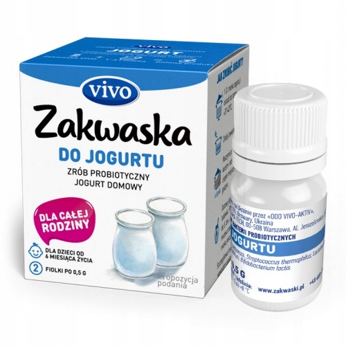 Zakwaska do JOGURTU Vivo ZRÓB JOGURT