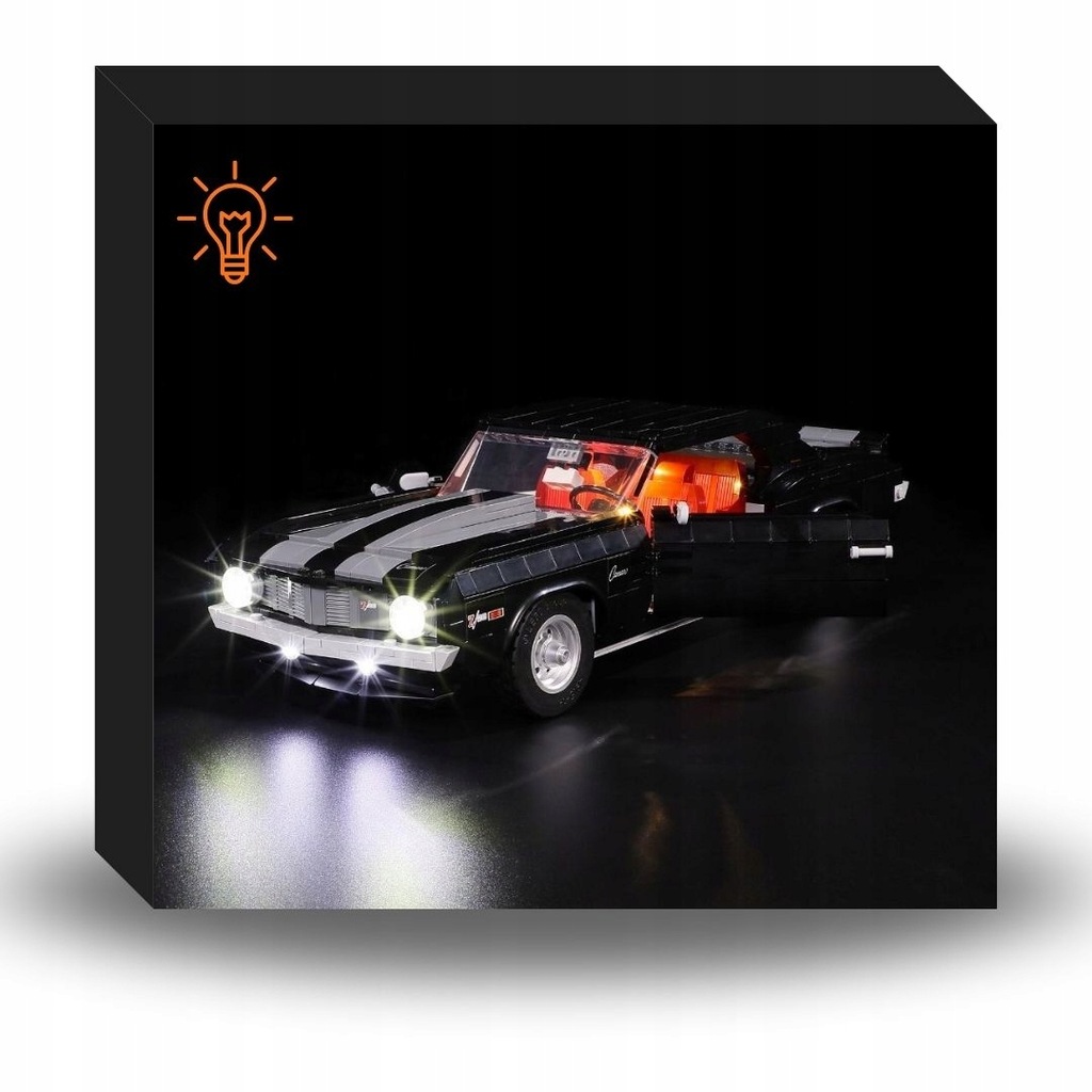 OŚWIETLENIE LED do LEGO Chevrolet Camaro Z28 10304 Creator Expert (BEZ LEGO