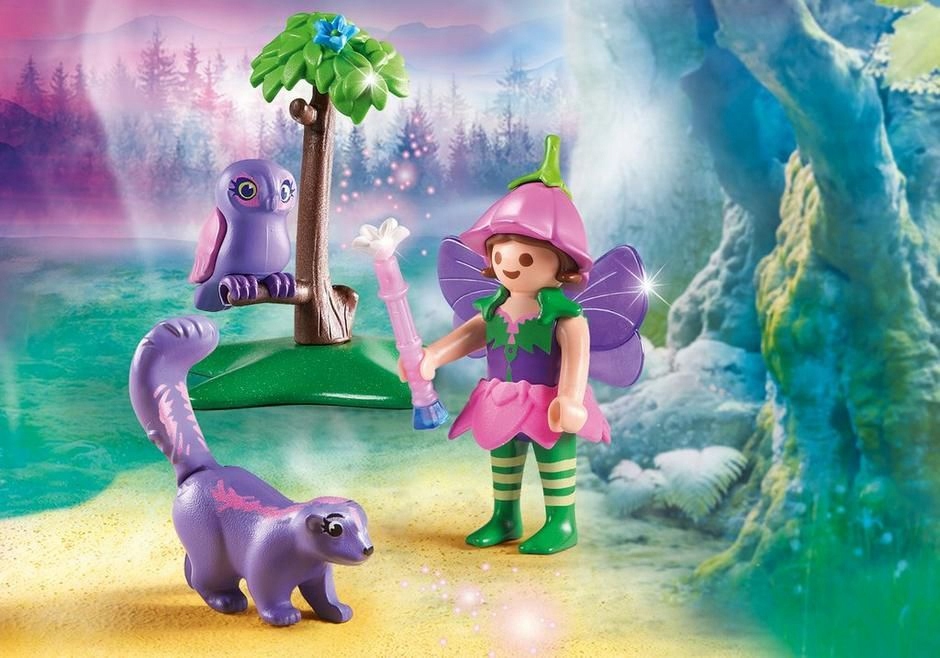 Playmobil Fairies, Wróżka z przyjaciółmi, sową i s