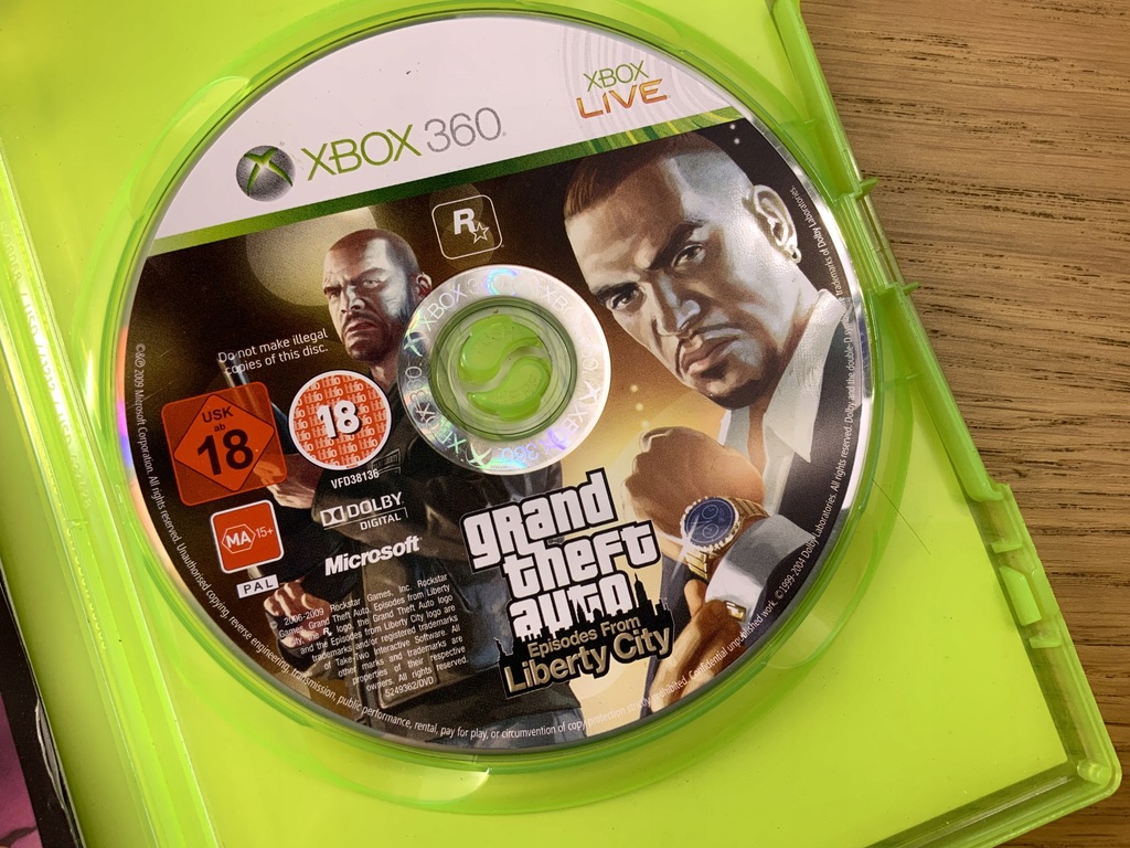 Купить GTA EPISODES FROM LIBERTY CITY vg диск XBOX 360: отзывы, фото и ...
