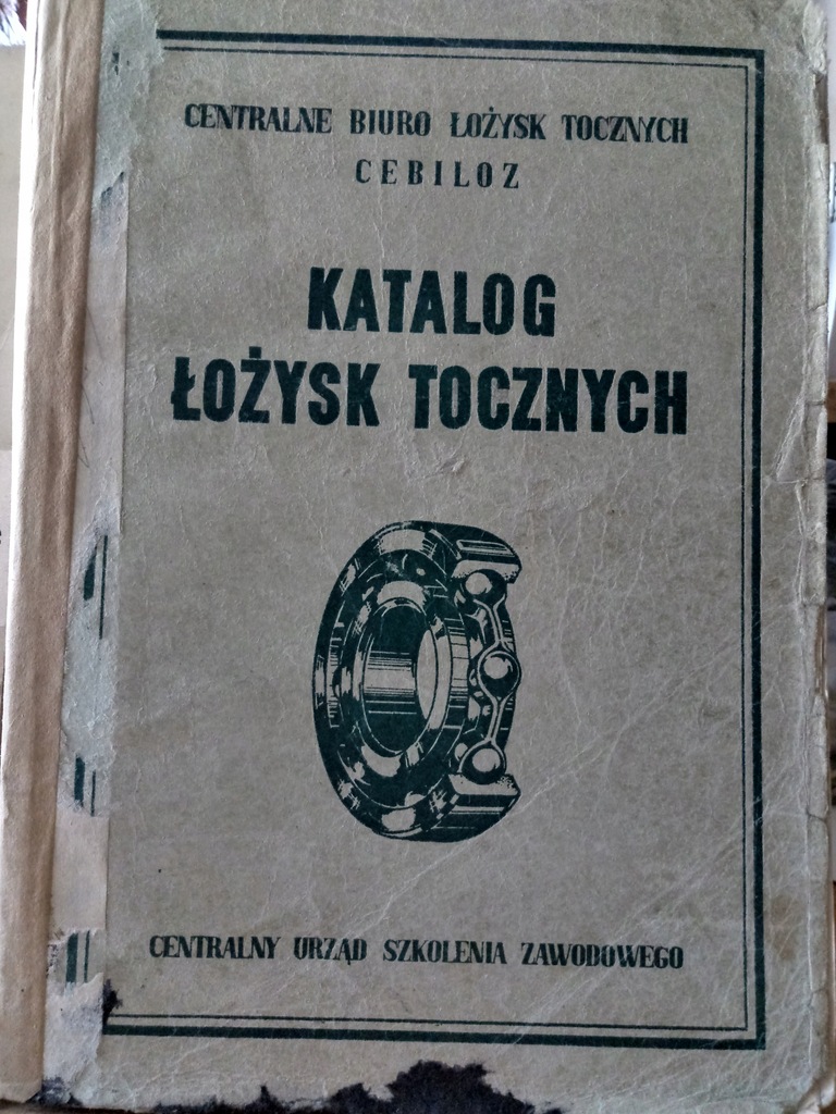Katalog łożysk tocznych CEBILOZ 1946 / b