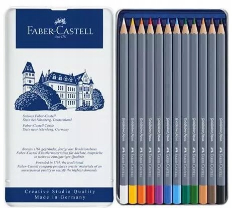 Kredki akwarelowe Faber-Castell Goldfaber Aqua 12k