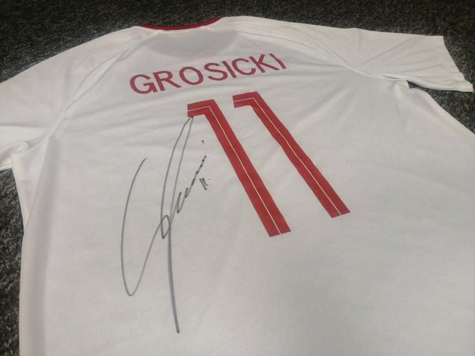 Kamil Grosicki - koszulka z autografem.