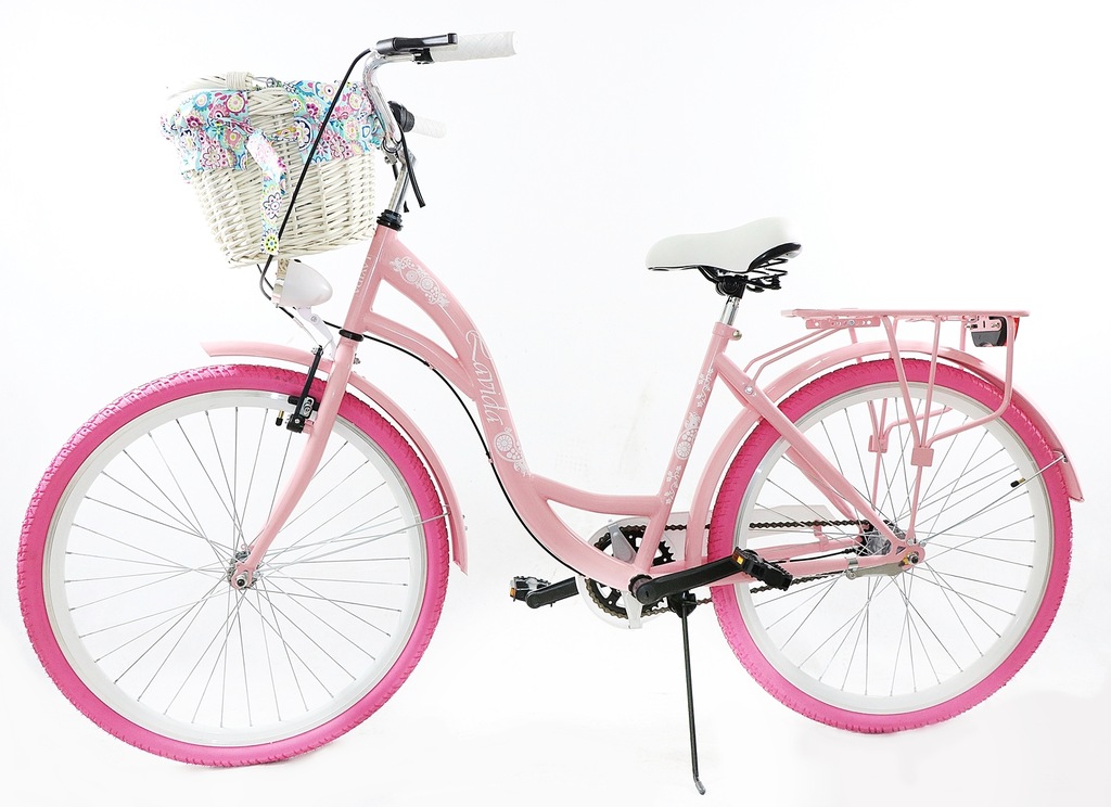 ROWER KOMUNIA 26 RÓŻOWY 3 BIEGI W PIAŚCIE ! 7867555074 oficjalne archiwum Allegro