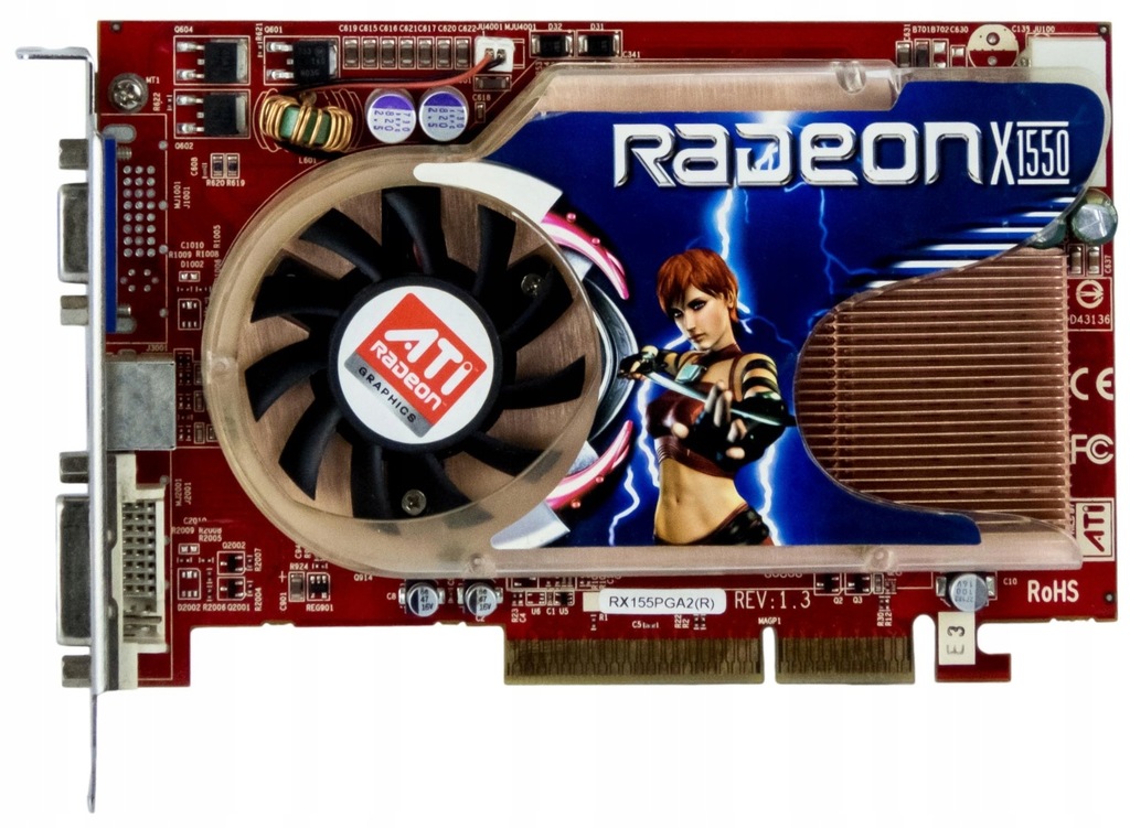 GECUBE ATI RADEON X1550 512MB RX155PGA2-E3