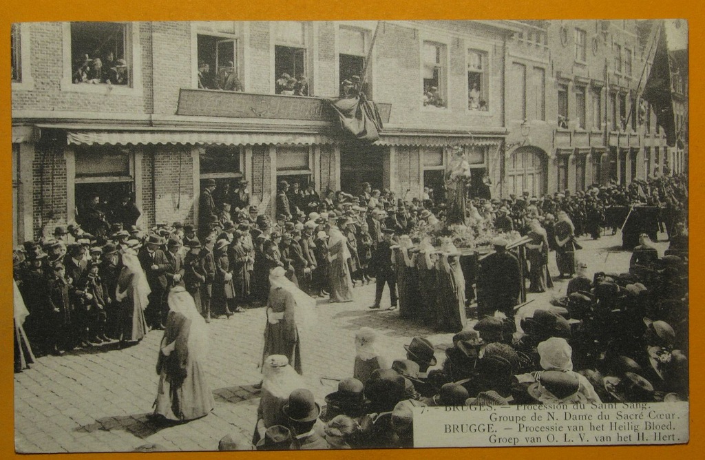 252940, Belgia, Brugia, procesja