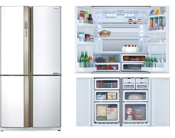 Sharp SJEX820FWH VESTEL BIAŁA KOSTKARKA SBS HIT ++