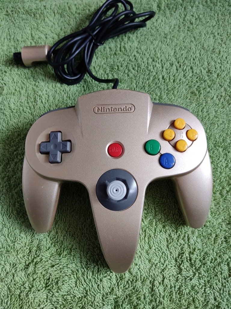 Kontroler Nintendo 64 Gold