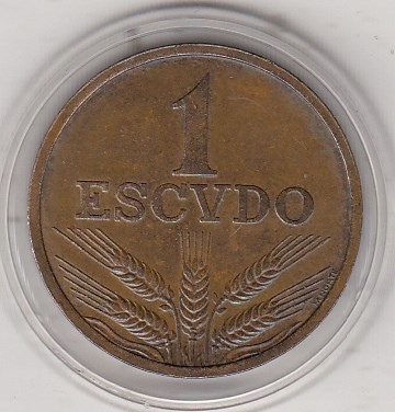 Portugalia 1 escudo 1970 mennicza