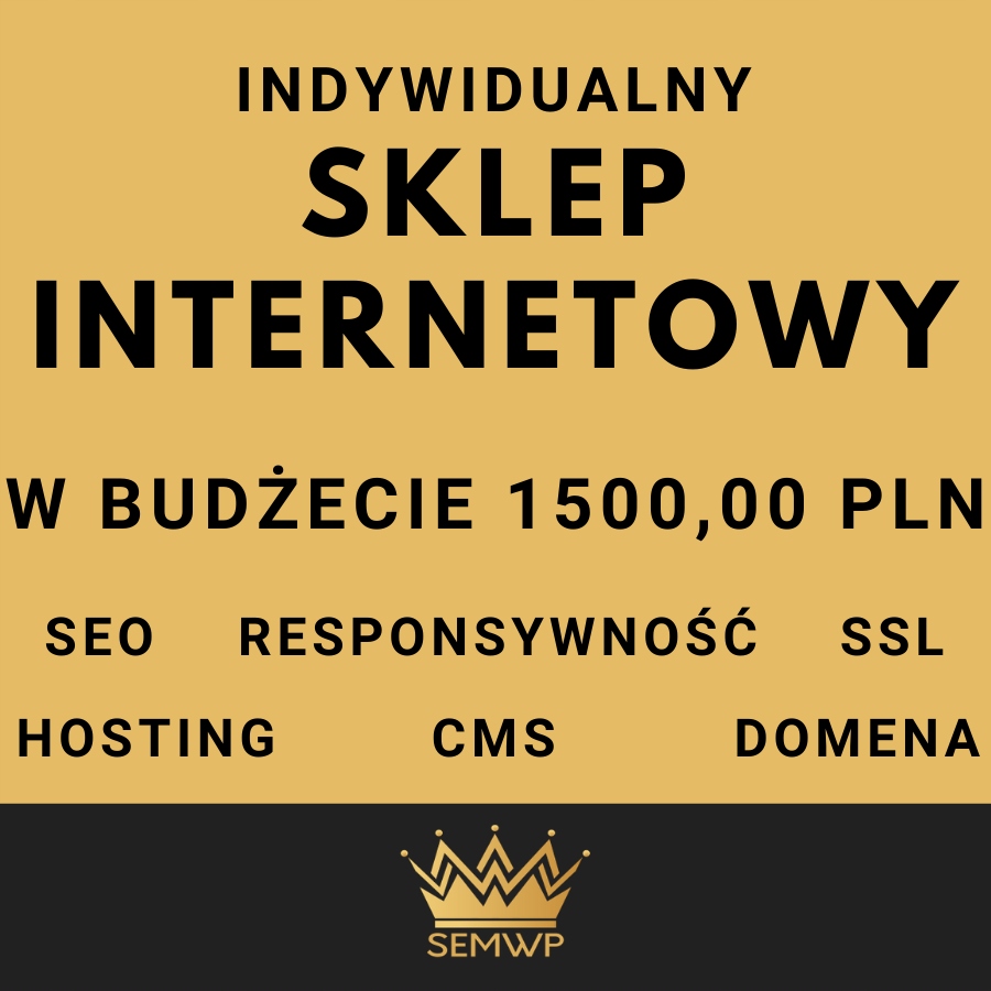 SKLEP INTERNETOWY WWW RESPONSYWNY | SSL / SEO