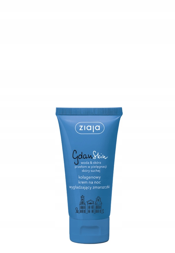 ziaja gdanskin krem na noc kolagenowy, 50ml