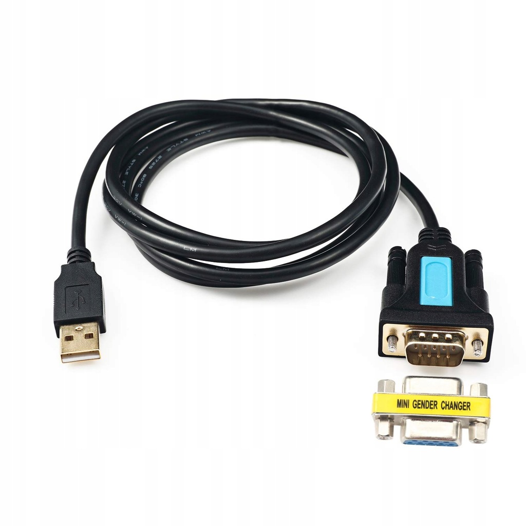 Adapter USB na RS232 DB9 kabel przejściówka 2m