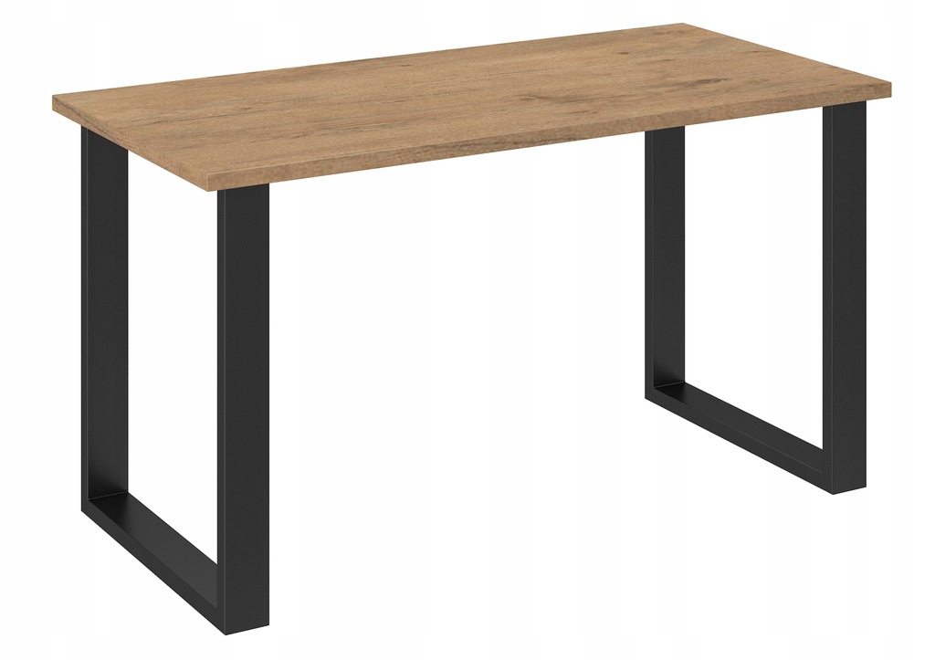 Duży stół do jadalni na metalowych nogach 185x67