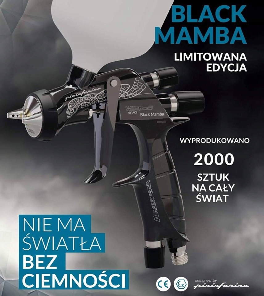 pistolet lakierniczy Iwata WS400 BLACK MAMBA