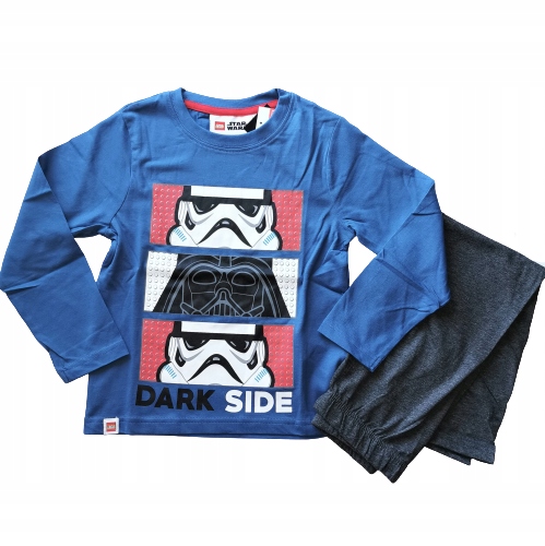 PIŻAMA LEGO STAR WARS spodnie t-shirt 116 długie