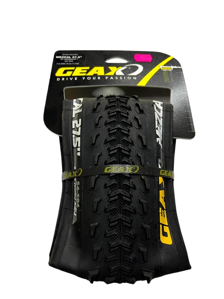 WYPRZEDAŻ! Opona Rowerowa GEAX MEZCAL (54-584) 27.5x2.1 ZWIJANA KEVLAR MTB