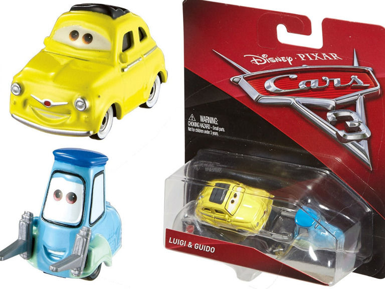 Mattel CARS auta Cars 3 Luigi & Guido