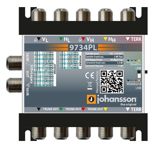 Multiswitch Unicable II 5/2 , 9734PL Johansson