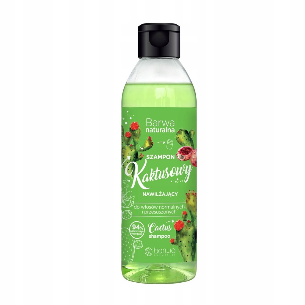 BARWA NATURALNA SZAMPON DO WŁOSÓW 300ML KAKTUS NOR