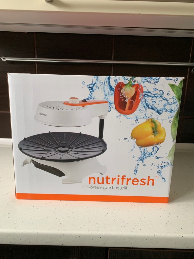 grill elektryczny Nutrifresh biały 1500 W