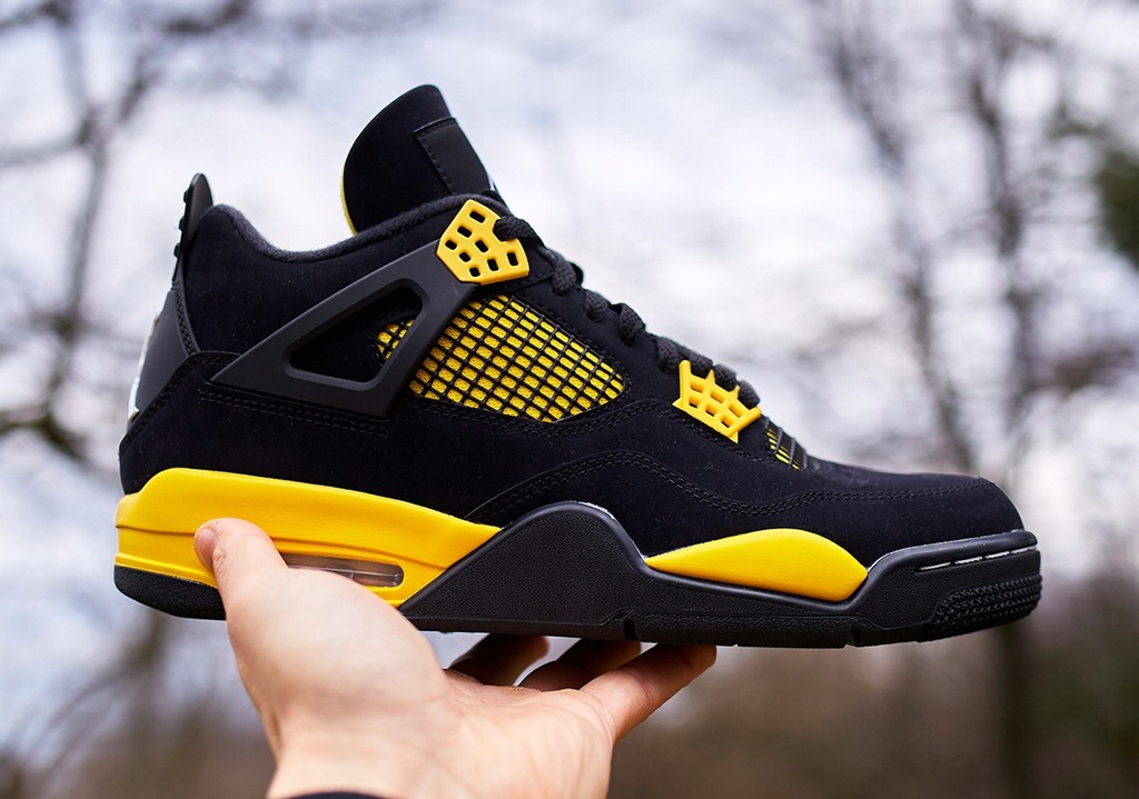 Buty Jordan 4 Retro Thunder Yellow 43 - 13830460558 - oficjalne