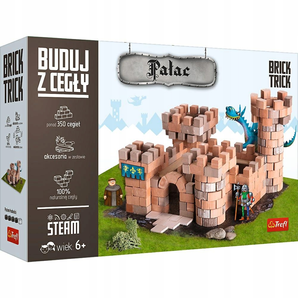 TREFL BRICK TRICK BUDUJ Z CEGŁY PAŁAC 60881