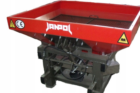 ROZSIEWACZ DO NAWOZÓW JANPOL 600 kg dwu-tarczowy