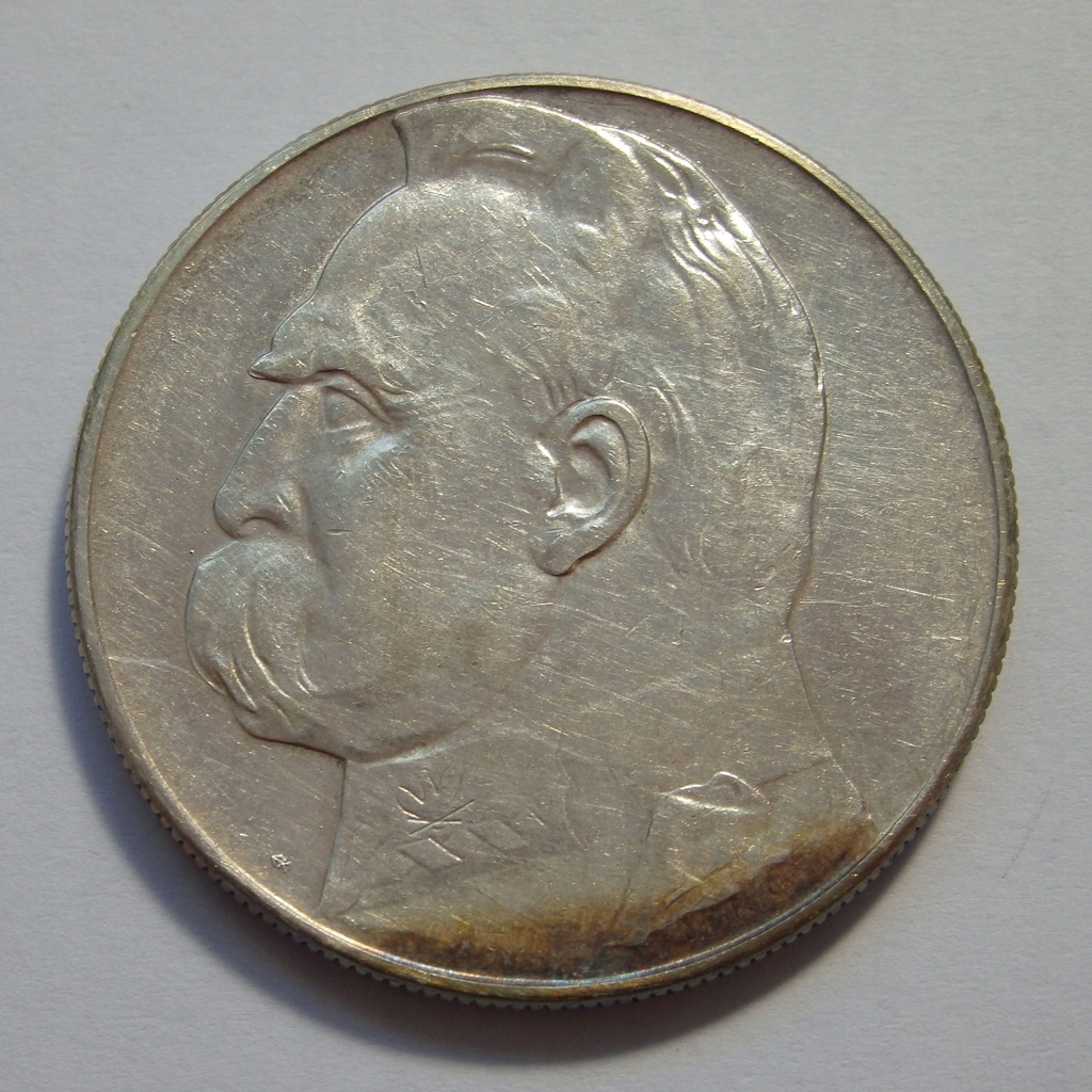 10 Złoty II RP Józef Piłsudski 1937r. Ag X4772