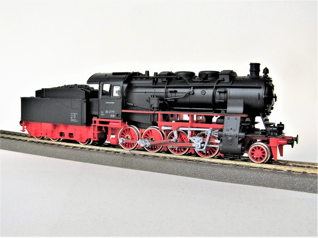 PAROWÓZ BR 56 na Tr 6 PKP - niejeżdżony w org.pud. - 8039922070 ...