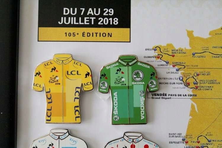 Купить Набор официальных значков Тур де Франс 2018: отзывы, фото, характеристики в интерне-магазине Aredi.ru