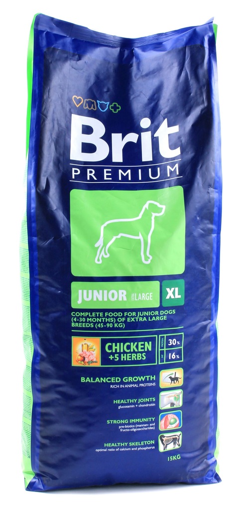 BRIT Premium JUNIOR XL Extra Large 15kg +Gratis!