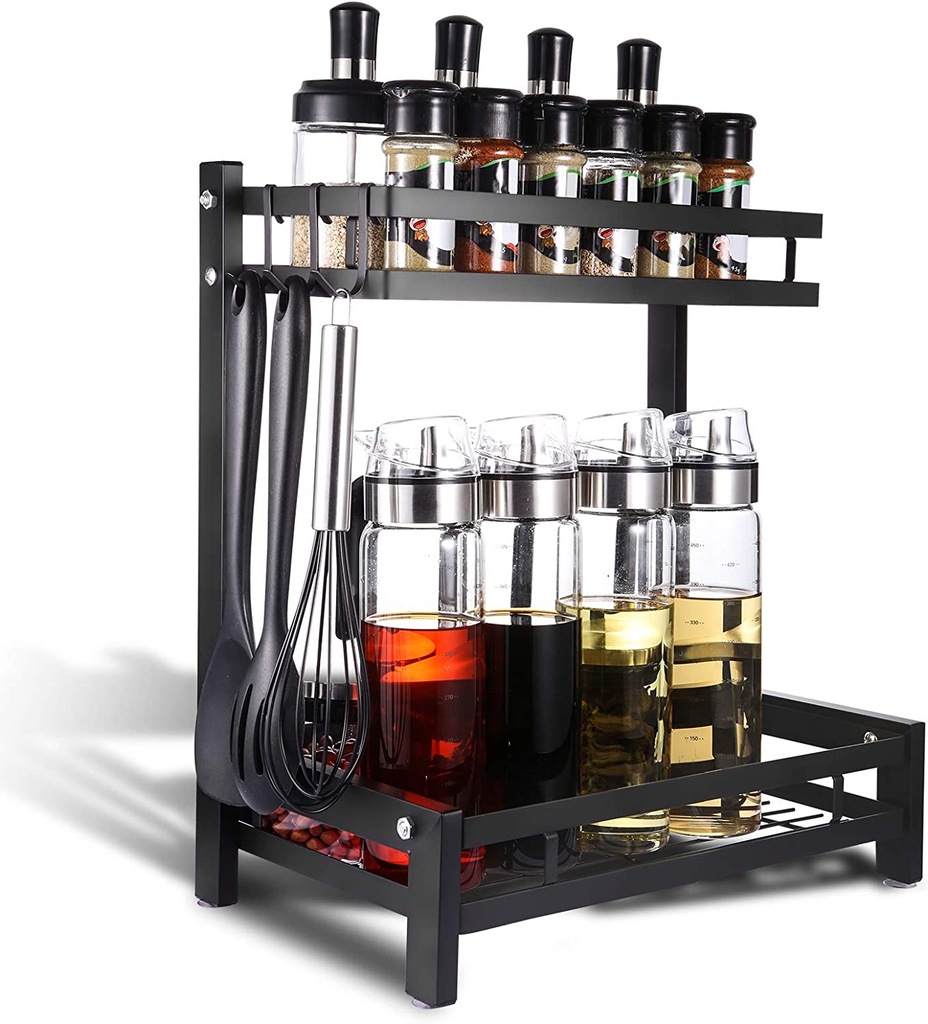 UPONER REGAŁ NA PRZYPRAWY METALOWY 2 POZIOMY