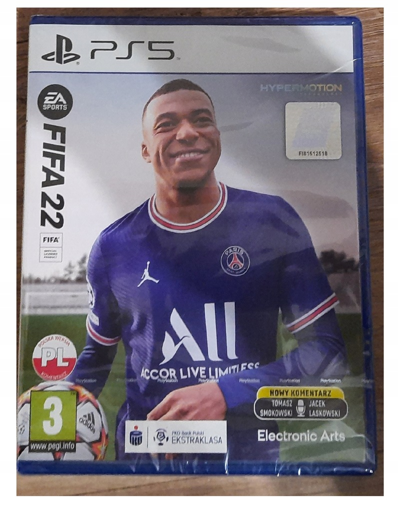 FIFA 22 PS5 nowa zafoliowana PLAYSTATION 5 - 11615768228 - oficjalne ...