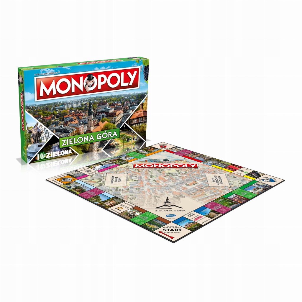 GRA PLANSZOWA MONOPOLY EDYCJA ZIELONA GÓRA