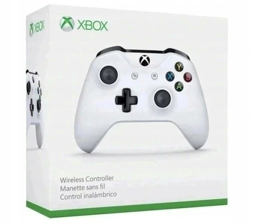 Pad bezprzewodowy do konsoli Microsoft Xbox One bateryjne, USB biały