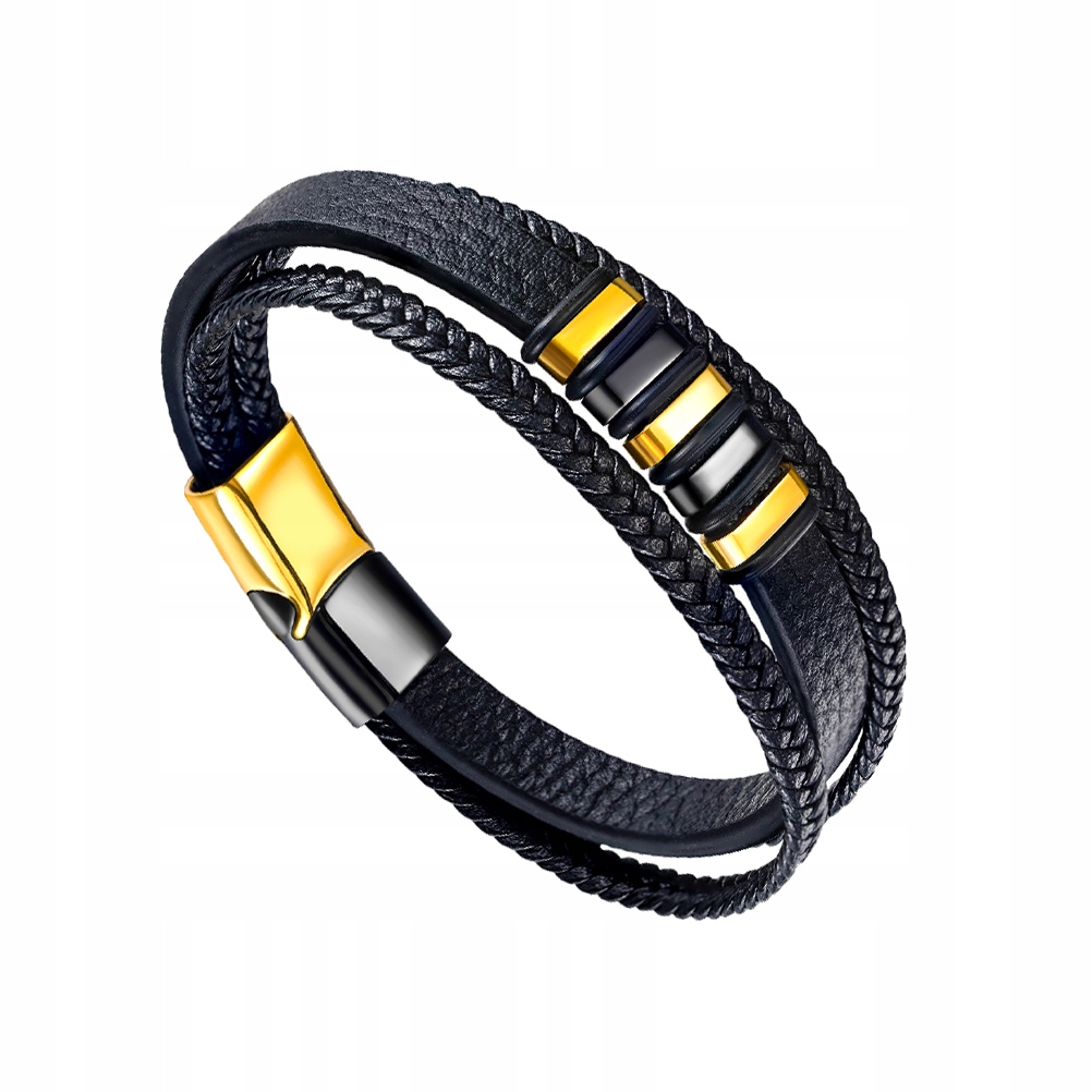 PU Leather Wrist Chain Simple Weaving Bracelet Mal