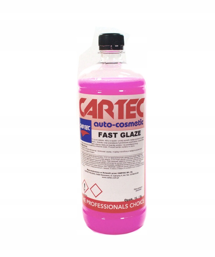 Cartec Fast Glaze QUICK Detailer op 1l